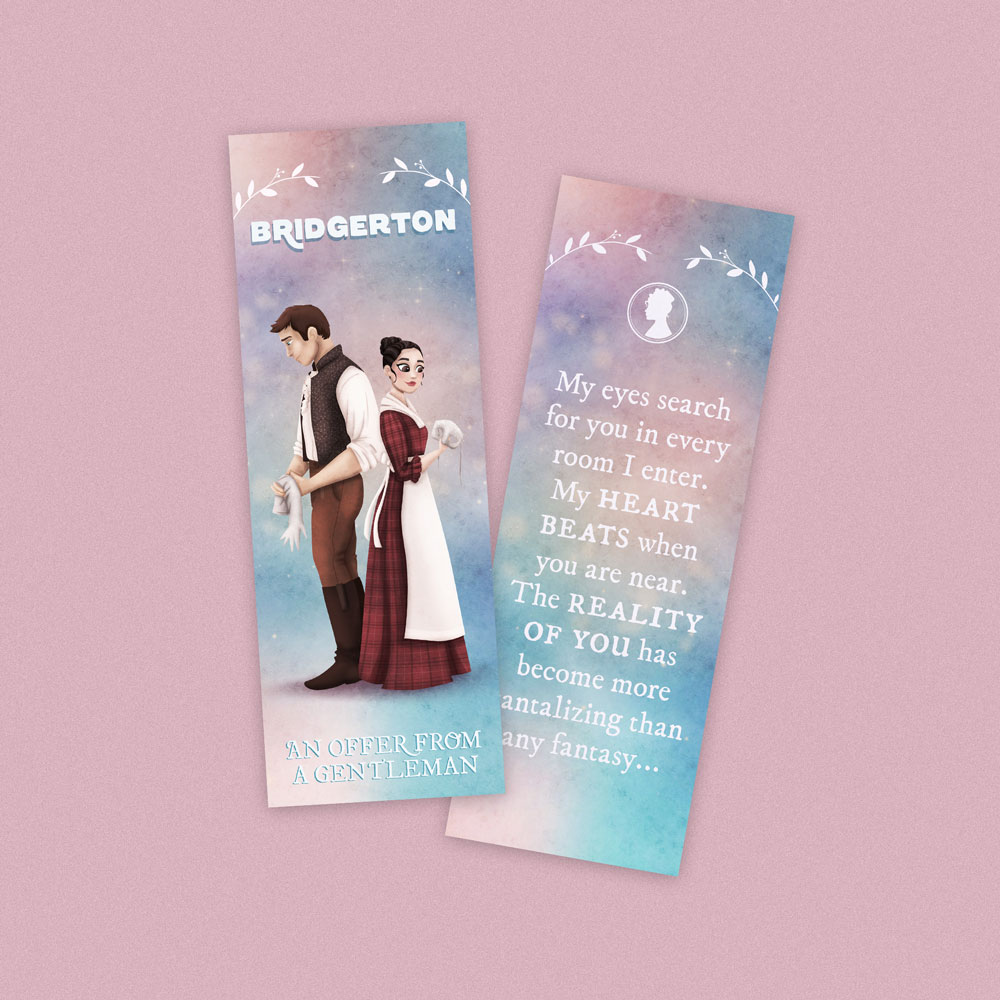 Bridgerton boekenleggers door Joinanotherview